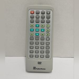 Cyberhome DVD Video Remote Control Gray Clean Tested Works OEM  Original